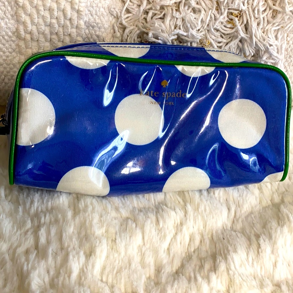 Kate spade polka dot small cosmetic pouch.